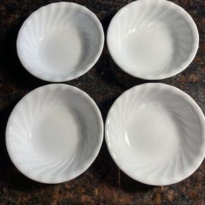 4 Corelle Enhancement 10 oz Bowls
